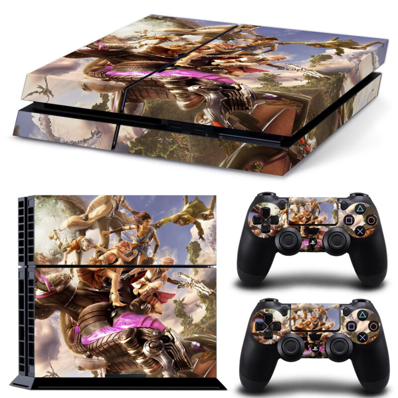 Final Fantasy 13 Vertical PS4 Skin Sticker