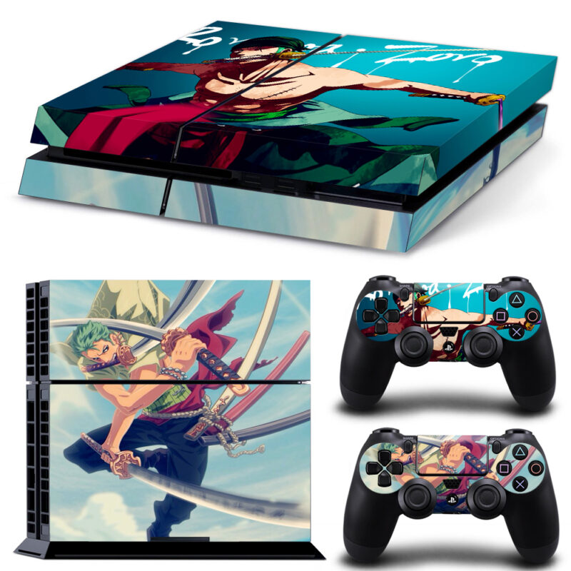 Roronoa Zoro PS4 Skin Sticker