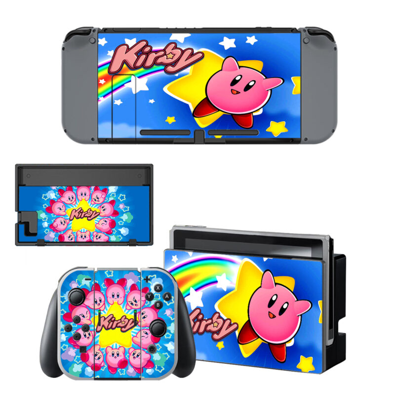 Kirby Skin Sticker For Nintendo Switch & Nintendo Switch OLED Design 2