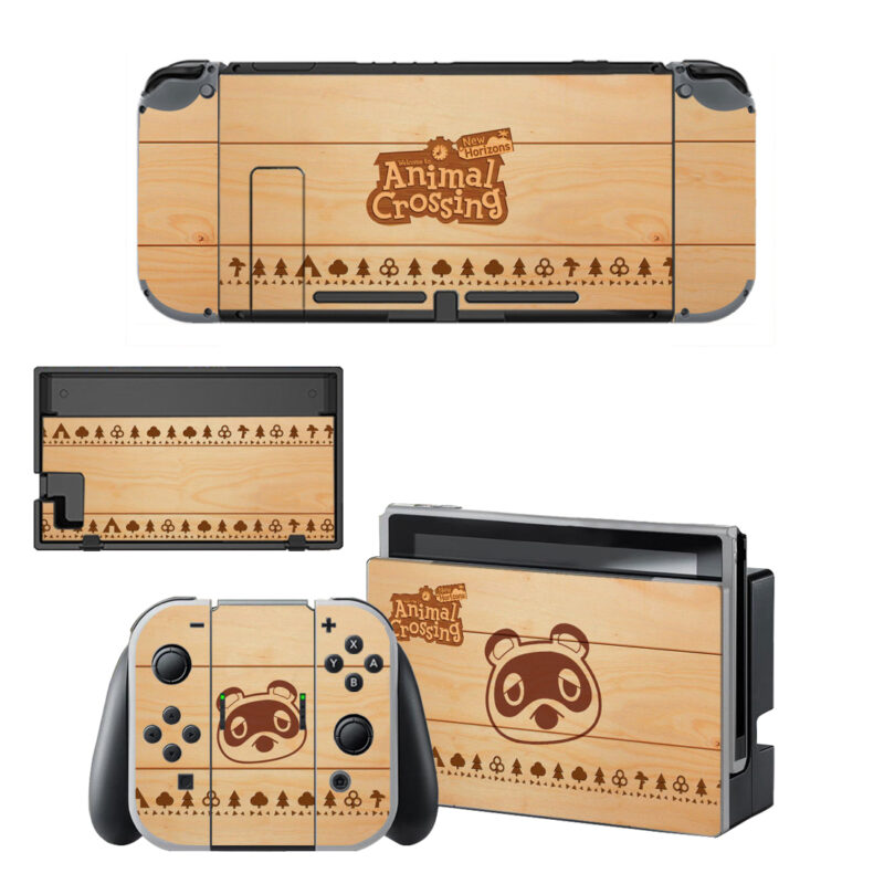 Animal Crossing: New Horizons Skin Sticker For Nintendo Switch OLED & Nintendo Switch Design 1