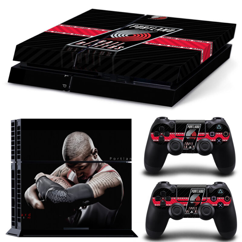 Portland Trail Blazers Damian Lillard PS4 Skin Sticker