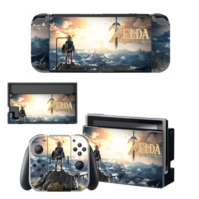 The Legend Of Zelda Breath Of The Wild Decal Cover For Nintendo Switch OLED & Nintendo Switch Design 14