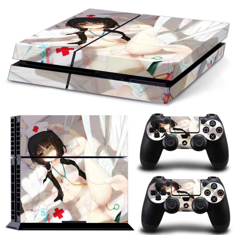 Anime Tokisaki Kurumi Nurse PS4 Skin Sticker