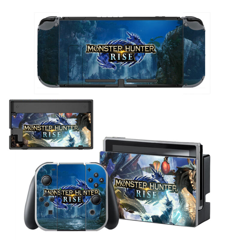 Monster Hunter Rise Decal Cover For Nintendo Switch OLED & Nintendo Switch Design 1