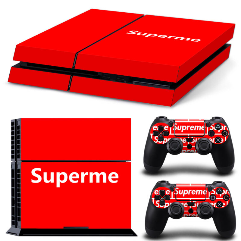 Supreme PS4 Skin Sticker Design 4