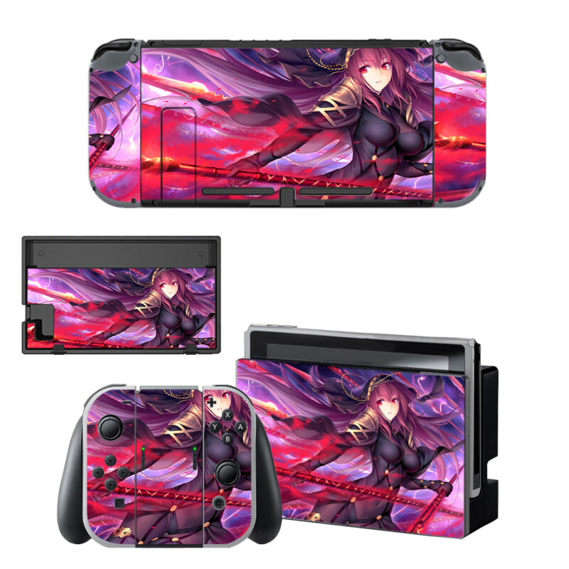 Fate Grand Order Scathach Skin Sticker For Nintendo Switch OLED & Nintendo Switch