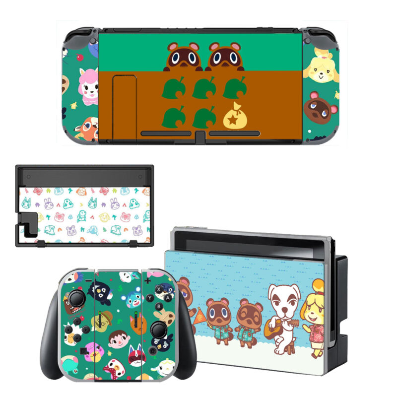 Animal Crossing Skin Sticker For Nintendo Switch OLED & Nintendo Switch Design 4