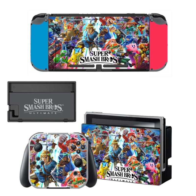 Super Smash Bros Ultimate Skin Sticker For Nintendo Switch OLED & Nintendo Switch