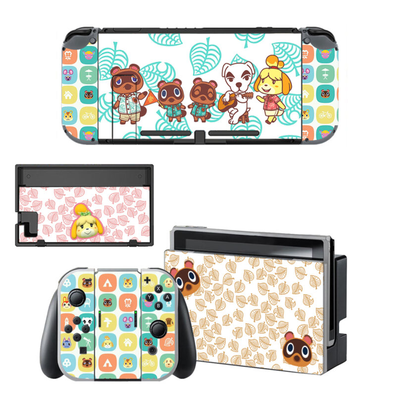 Animal Crossing Decal Cover For Nintendo Switch OLED & Nintendo Switch Design 5