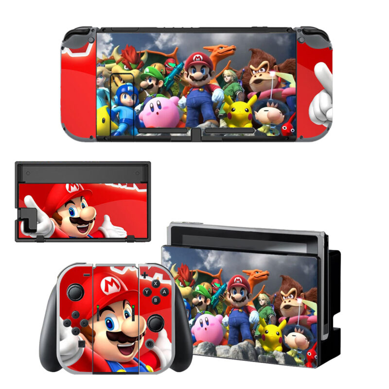 Super Smash Bros Skin Sticker For Nintendo Switch OLED & Nintendo Switch