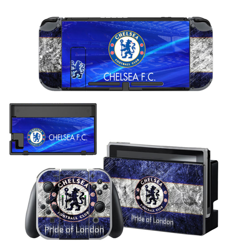 Chelsea FC Skin Sticker For Nintendo Switch OLED & Nintendo Switch