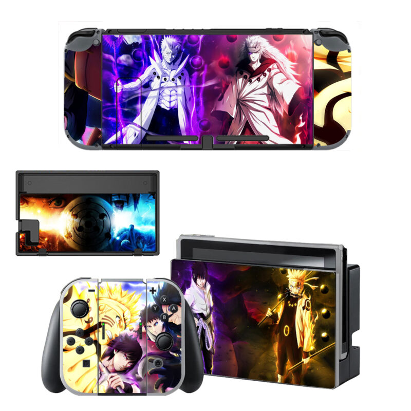 Naruto Characters Decal Cover For Nintendo Switch OLED & Nintendo Switch