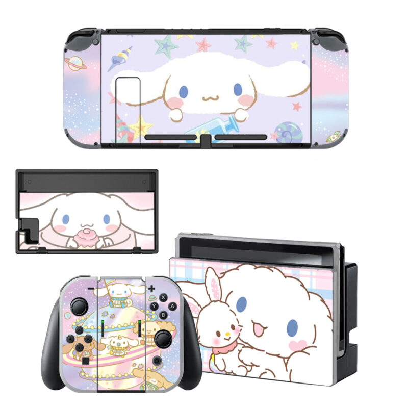 Cinnamoroll Skin Sticker For Nintendo Switch OLED & Nintendo Switch Design 3