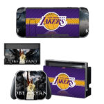 Los Angeles Lakers And Kobe Bryant Skin Sticker For Nintendo Switch OLED & Nintendo Switch