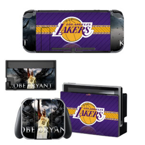 Los Angeles Lakers And Kobe Bryant Skin Sticker For Nintendo Switch OLED & Nintendo Switch