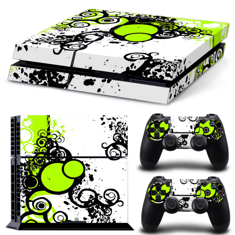 Simply Green By Gaming PS4 Skin Sticker