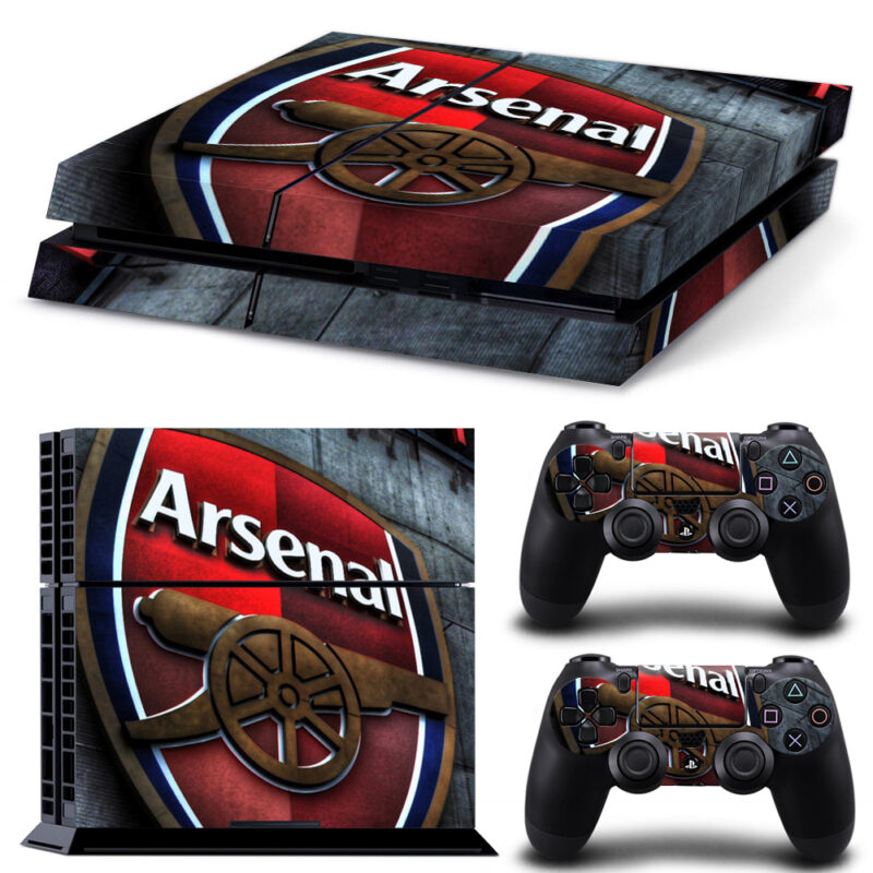 Arsenal PS4 Skin Sticker Design 1