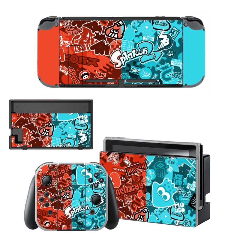 Splatoon 2 Skin Sticker For Nintendo Switch OLED & Nintendo Switch