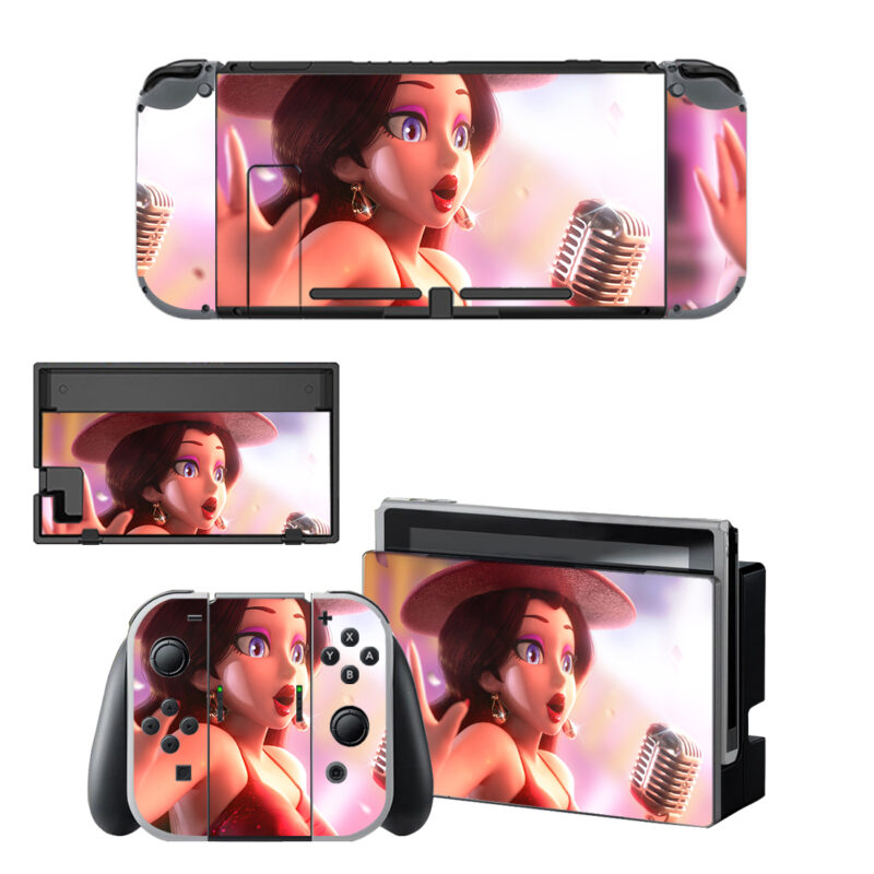 Super Mario Odyssey Pauline Skin Sticker For Nintendo Switch OLED & Nintendo Switch