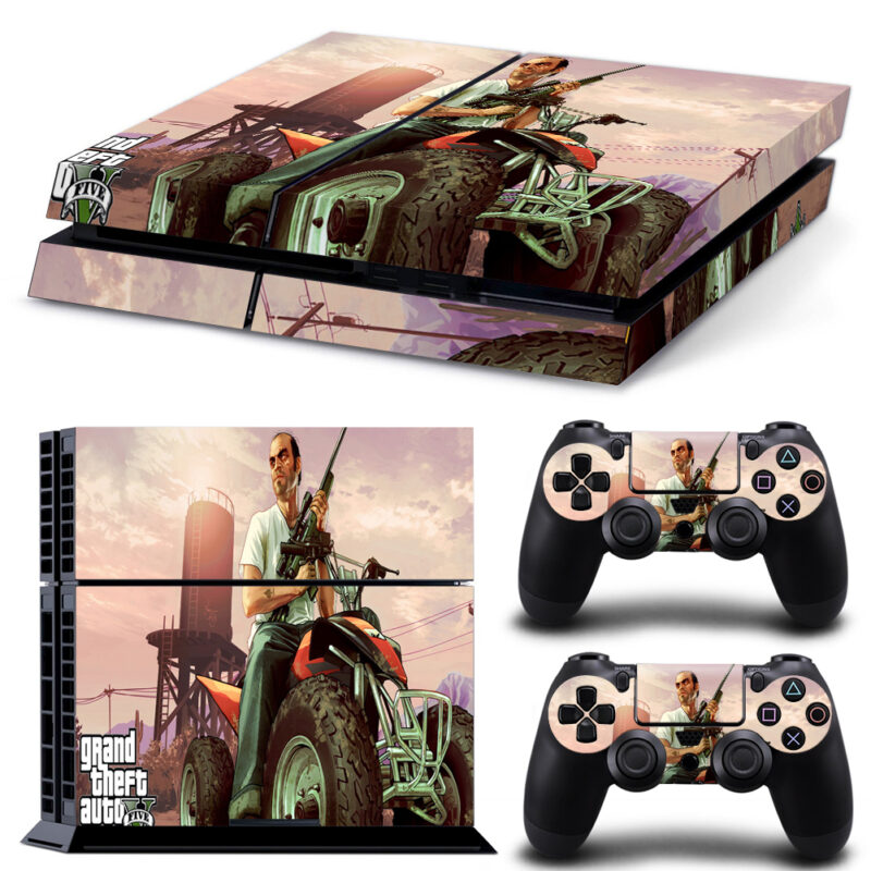 Grand Theft Auto V PS4 Skin Sticker Design 5