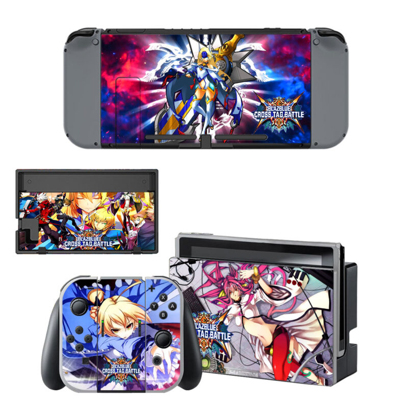 BlazBlue Cross Tag Battle Decal Cover For Nintendo Switch OLED & Nintendo Switch Design 5