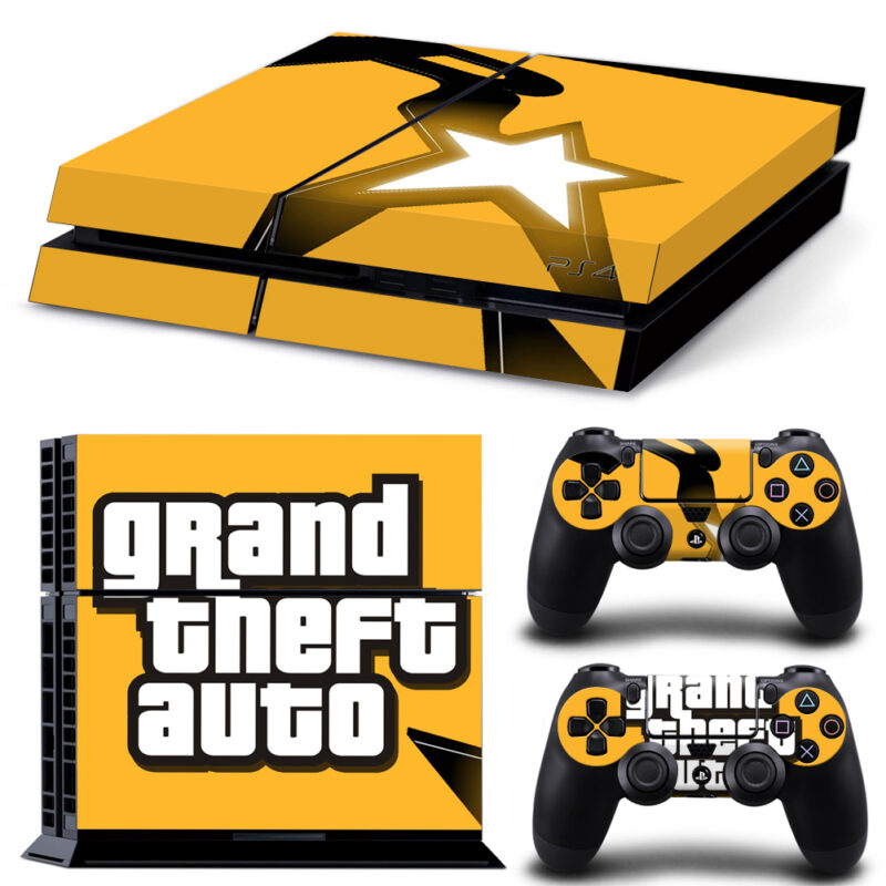 Grand Theft Auto V PS4 Skin Sticker Design 15