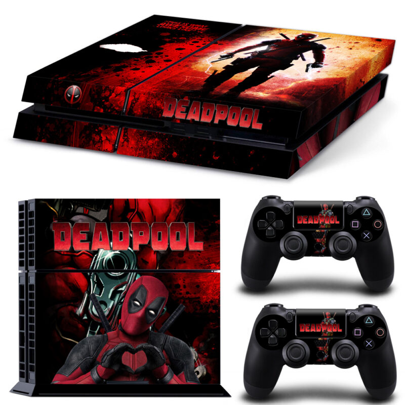 Deadpool Movie PS4 Skin Sticker Design 2