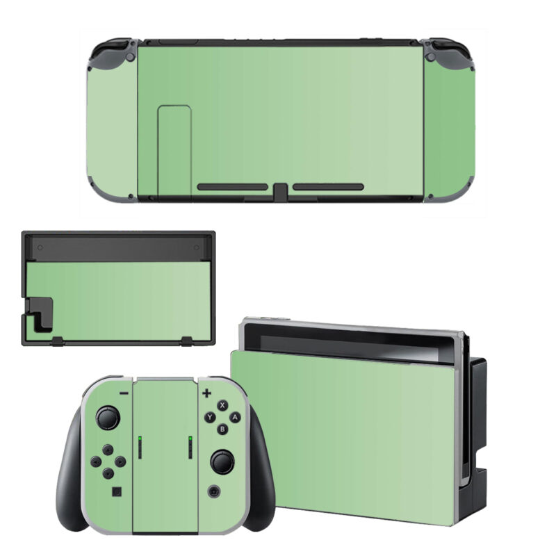 Light Green Skin Sticker For Nintendo Switch OLED & Nintendo Switch