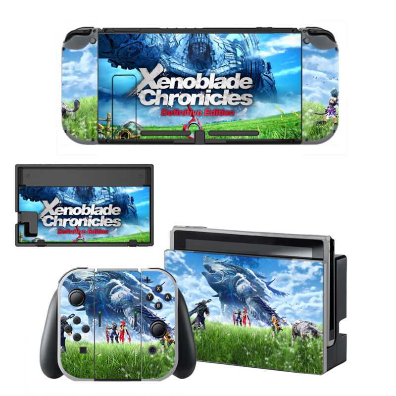 Xenoblade Chronicles Definitive Edition Decal Cover For Nintendo Switch OLED & Nintendo Switch