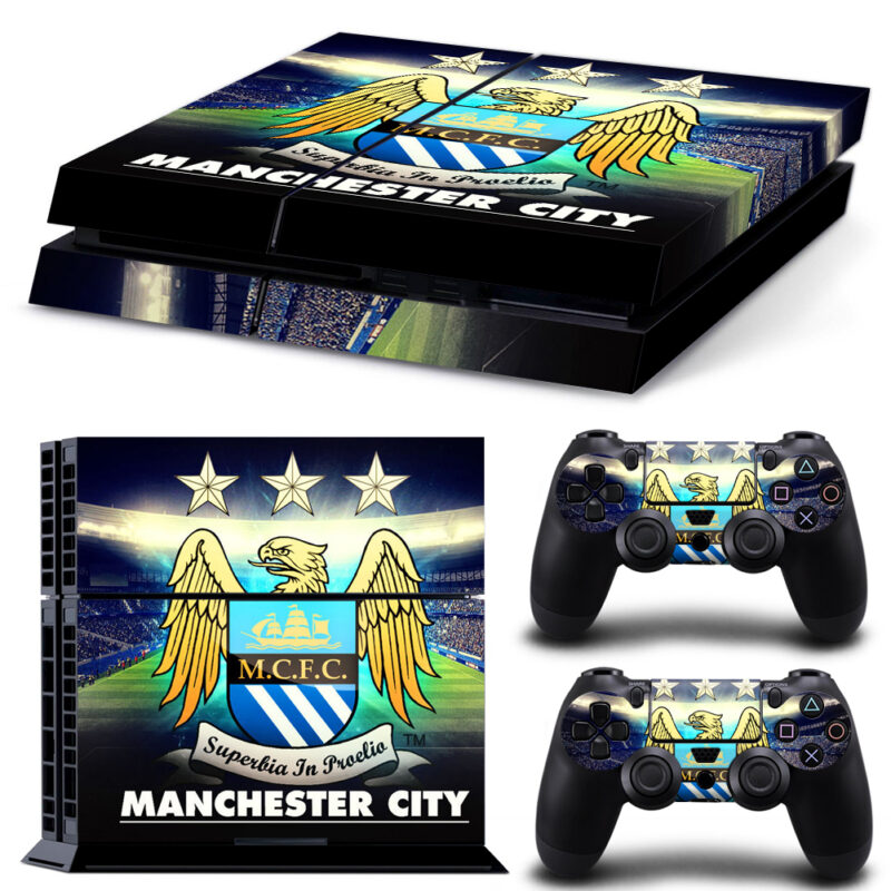 M.C.F.C. Superbia In Proelio Manchester City PS4 Skin Sticker