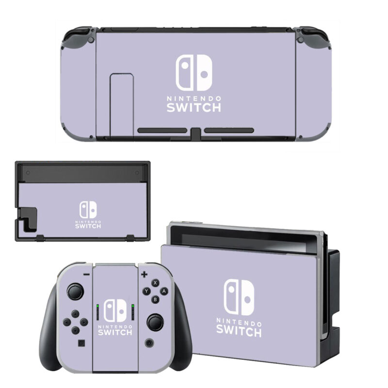 Light Purple Skin Sticker For Nintendo Switch OLED & Nintendo Switch