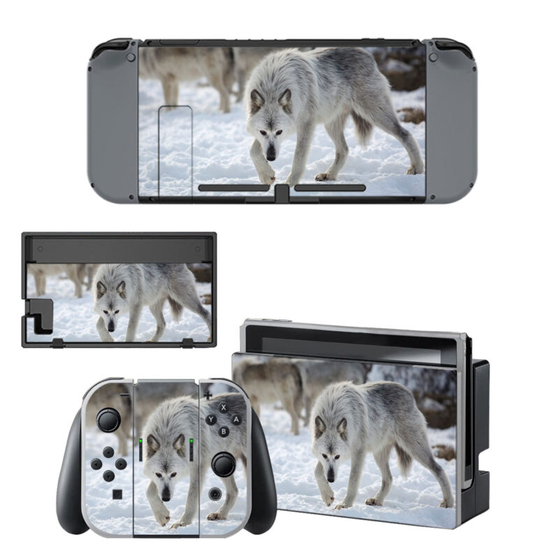 Arctic Wolf Decal Cover For Nintendo Switch OLED & Nintendo Switch