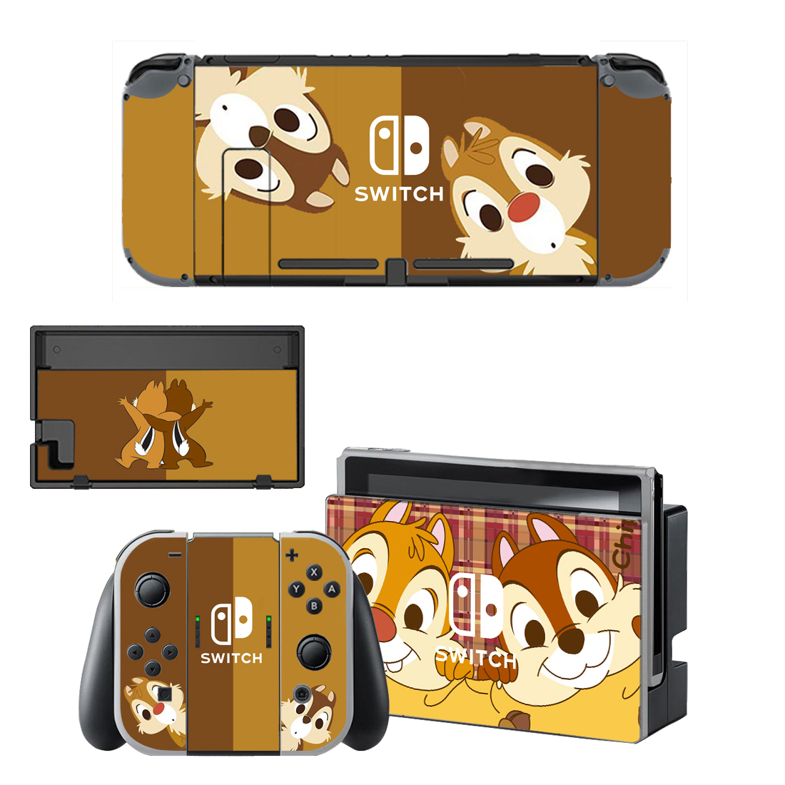 Chip And Dale Decal Cover For Nintendo Switch OLED & Nintendo Switch