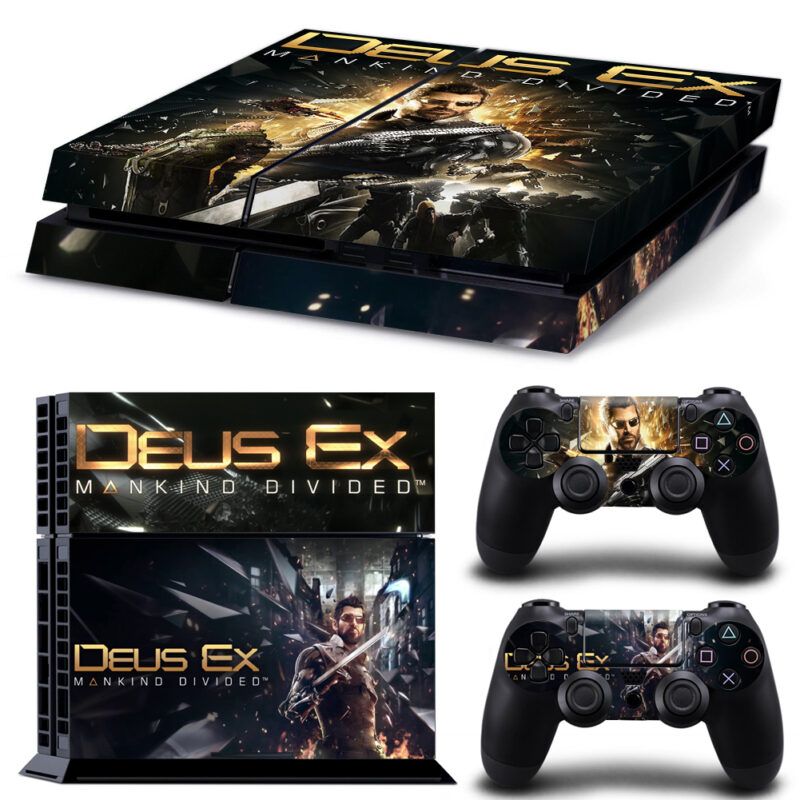 Deus Ex: Mankind Divided Game PS4 Skin Sticker