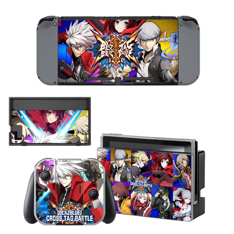 BlazBlue Cross Tag Battle Decal Cover For Nintendo Switch OLED & Nintendo Switch Design 3