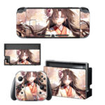 Shiki Ryougi Skin Sticker For Nintendo Switch OLED & Nintendo Switch