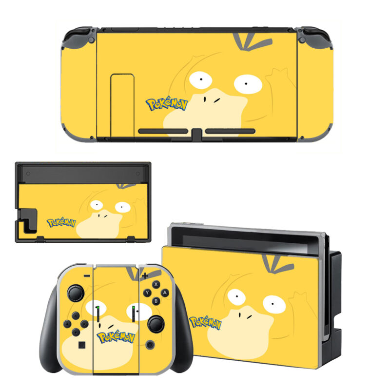 Pokemon Psyduck Skin Sticker For Nintendo Switch OLED & Nintendo Switch