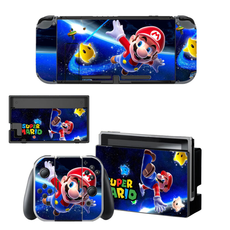 Super Mario Skin Sticker For Nintendo Switch OLED & Nintendo Switch Design 1