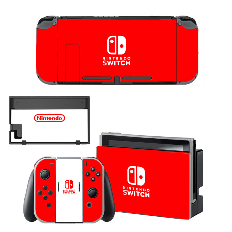 Red Decal Cover For Nintendo Switch OLED & Nintendo Switch