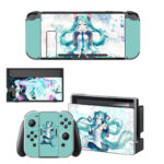 Hatsune Miku Skin Sticker For Nintendo Switch OLED & Nintendo Switch Design 1