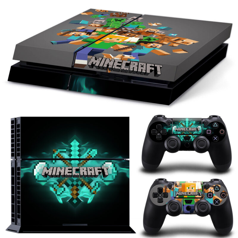 Epic Minecraft PS4 Skin Sticker