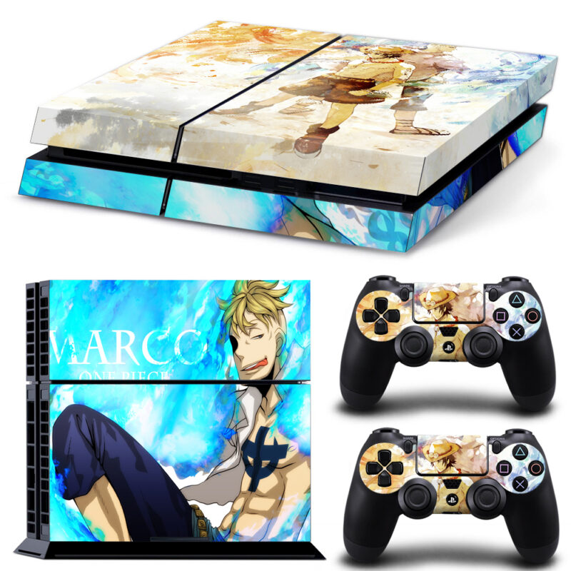 Marco Phoenix One Piece PS4 Skin Sticker