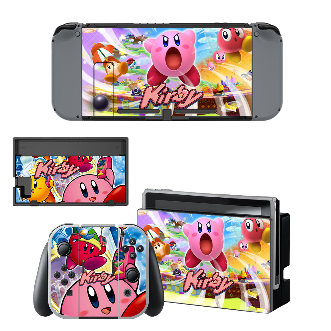 Kirby Decal Cover For Nintendo Switch & Nintendo Switch OLED Design 4