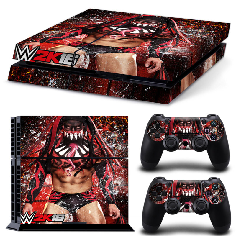 WWE 2K16 Game Skin Sticker For PS4 And Controllers Design 1