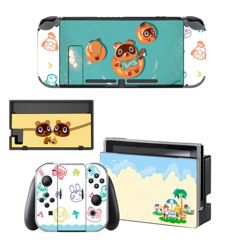 Animal Crossing Decal Cover For Nintendo Switch OLED & Nintendo Switch Design 2
