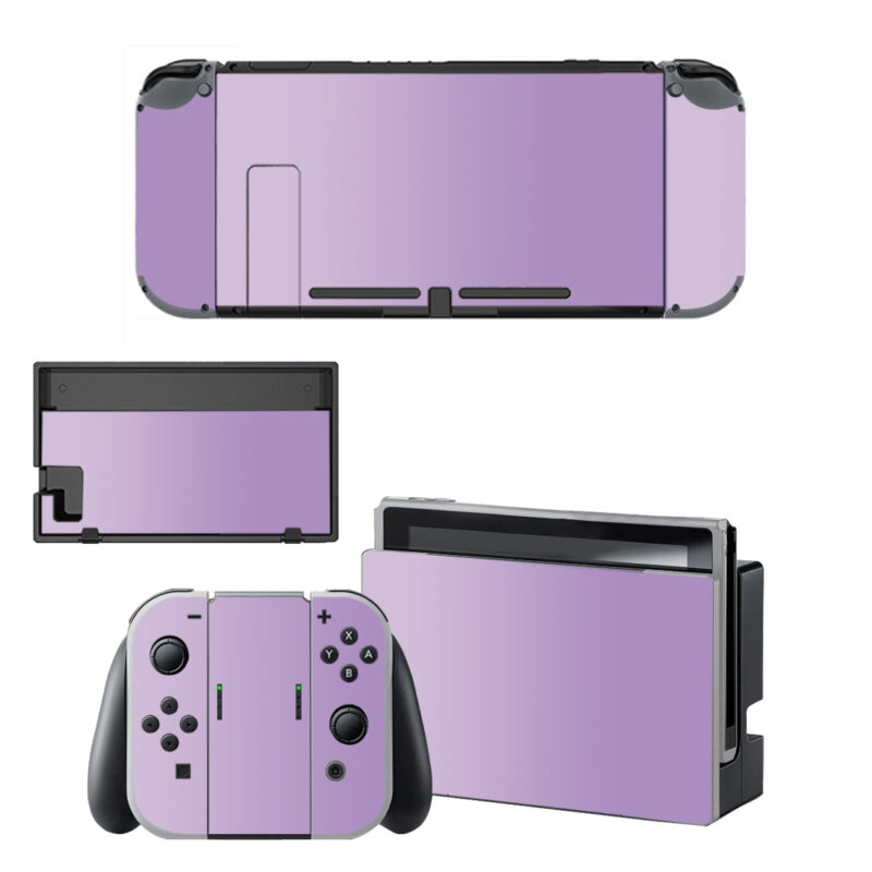 Purple Skin Sticker For Nintendo Switch OLED & Nintendo Switch