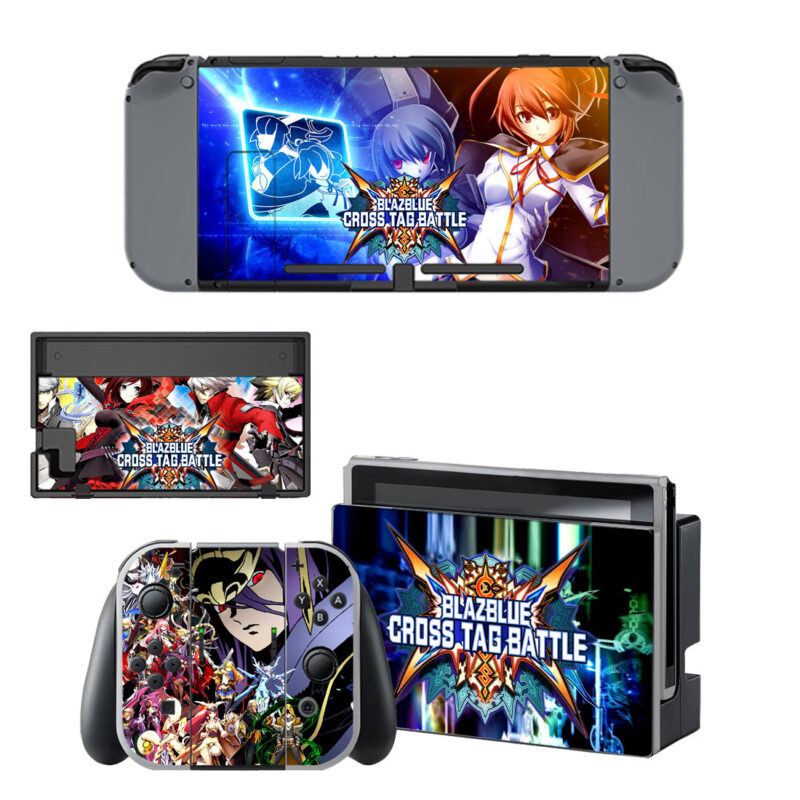 BlazBlue Cross Tag Battle Decal Cover For Nintendo Switch OLED & Nintendo Switch Design 4