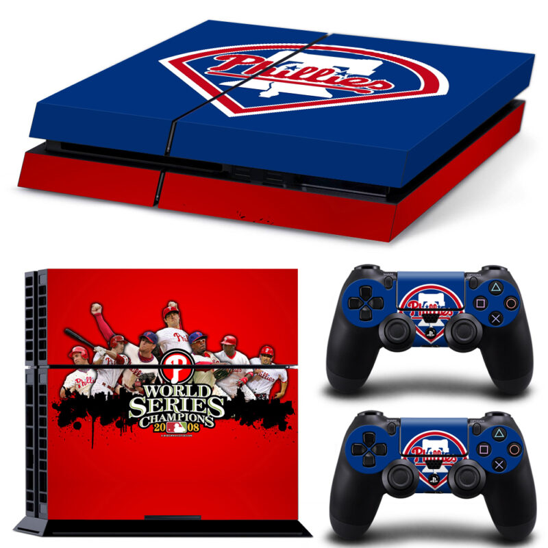 Phillies World Series Championships 2008 PS4 Skin Sticker