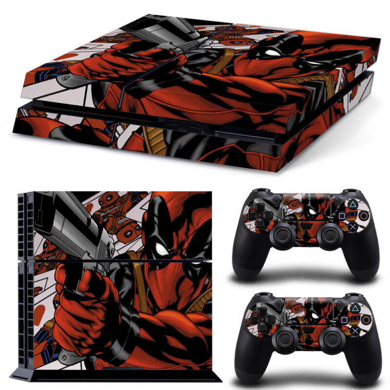 Deadpool PS4 Skin Sticker Design 11