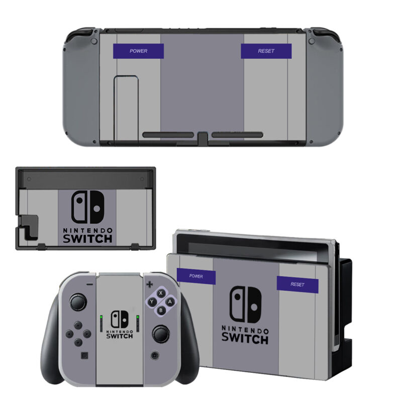 Dark And Dull Grey Color Decal Cover For Nintendo Switch & Nintendo Switch OLED